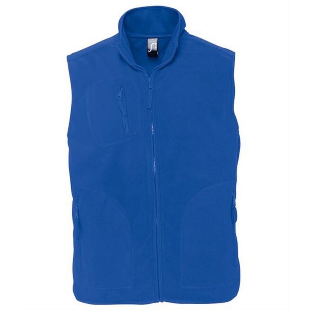 SOLS Unisex Adult Norway Fleece Vest / Red